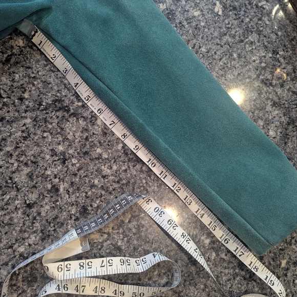 Lariat Women's Green Suede Leather Fringe Jacket Rodeo Cowgirl Aztec Size Large - Picture 11 of 14